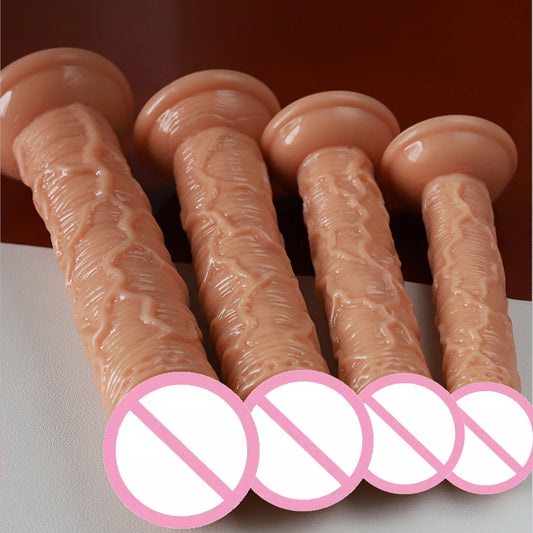 Simulated Realistic Sex Toy for Women dildo female masturbation device mini anal plug Shower Mini Dildo Slim Penis with Textured Balls for Female/Man/Couple